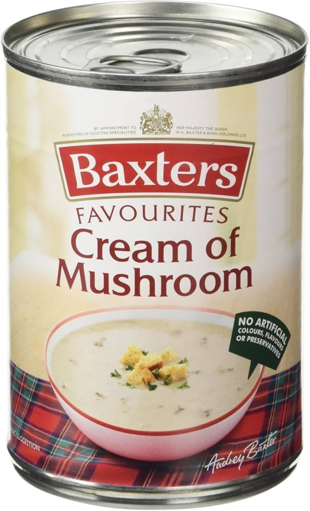 BAXTERS CREAM OF MUSHROOM SOUP 400G